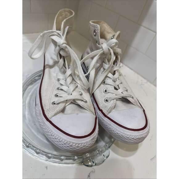 Converse Unisex Chuck Taylor All Star Hi-Top, Optic White, Size M6.5/W8.5 - Picture 1 of 16